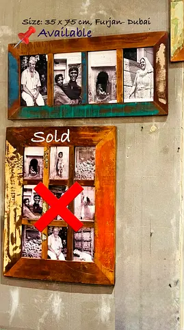 Rustic wooden frame