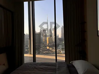 غرفة نوم واحدة مفروشة | أوسايد بيزنس باي | إطلالة على الأفق