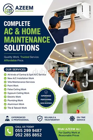 We provide All kind of maintenance