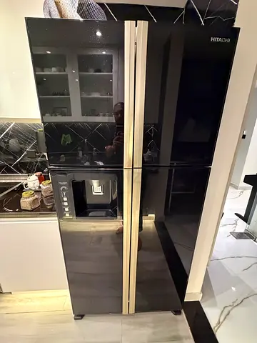 Hitachi 4-Door Side-by-Side Refrigerator | Excellent Condition | AED 1,700