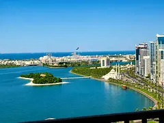 LUXURIOUS 3BR DUPLEX PENTHOUSE FOR RENT IN SHARJAH: OCEAN VIEWS, MAID'S ROOM, PREMIUM MIELE KITC