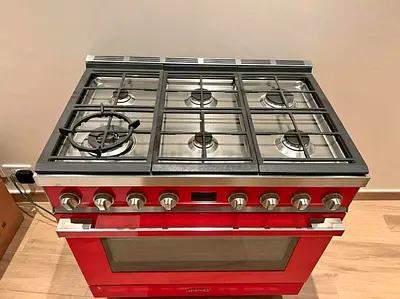 Smeg 6 burner 90×60cm Top gas oven electric cooker Range Exellent Condition