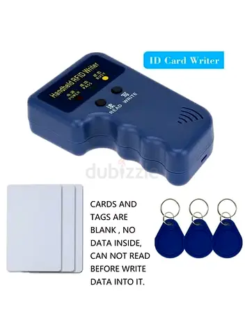 Portable RFID/NFC Card  Keyfob Writer - Handheld ID Card Programmer