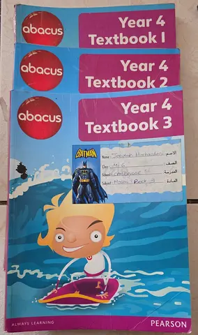 Year 4 abacus textbooks for sale