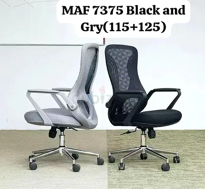 MAF 7375 Ergonomic Mesh Office Chair - Black / Grey