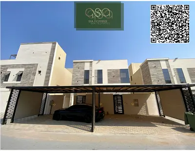 For rent, a distinctive villa with super deluxe finishing, Ajman Al-Haylo 2 - 5 master bedrooms - a council - a hall - a roof - a wide setback in front