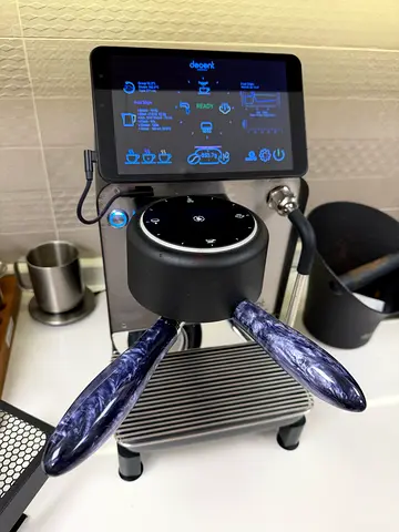 Decent Espresso DE1 Pro Black 220V with V2 Group Head Upgrade