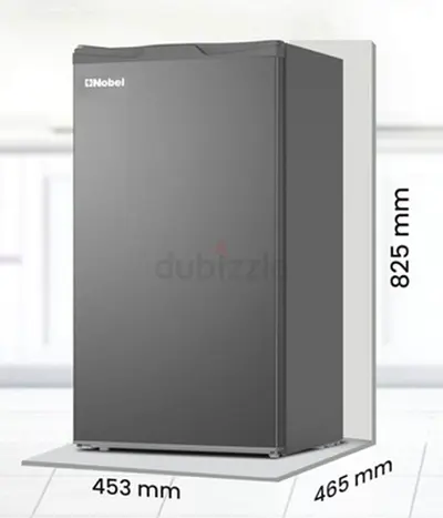 Nobel Compact Single-Door Refrigerator - Grey, 1-Door fridge for urgent moveout sale