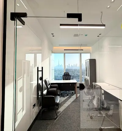 Premium Office with Burj Khalifa View | 160 Sq Ft | Free DEWA | AED 67K