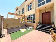 3 master bedrooms villa semi detached pvt entrance front yard for rent 150k