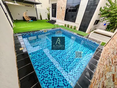 3bhk-pool-Maid's room - wardrobes-large garden-