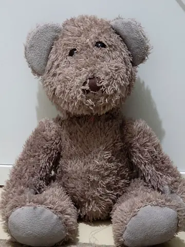 Soft brown teddy bear plush toy - good used condition