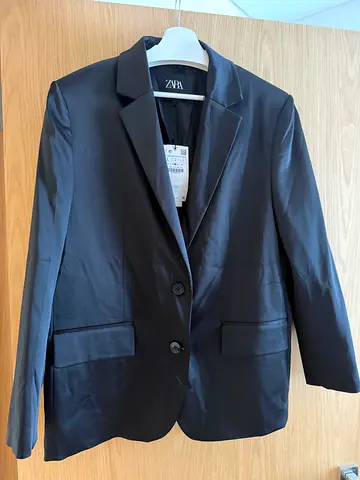 Zara satin jacket, new