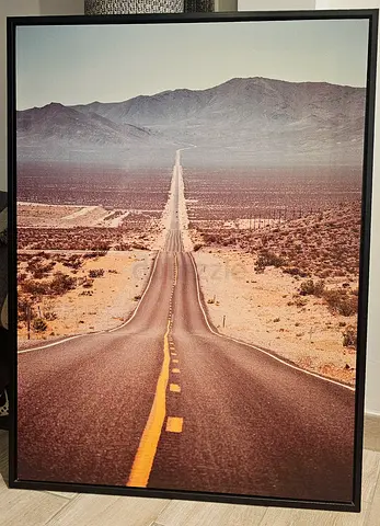 Large Framed Desert Road Photography Print