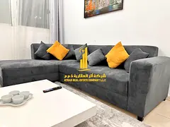 One-bedroom apartment in Ajman - Al Rawda 3 - Sheikh Ammar Street - furnished with hotel-style furni