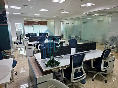 Furnished Office | Bay Square 1 | Road & City Views