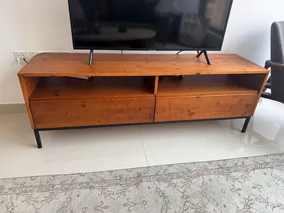 Wooden TV Console / Unit with Drawers
