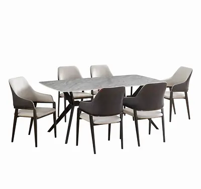 6 seater dining table with char