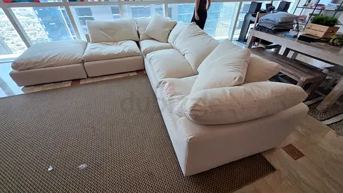 Cloud feather 🪶 filled luscious sofa