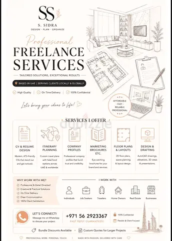 Professional freelance services