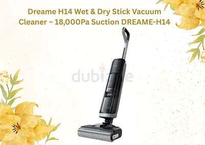 Dreame H14 Wet  Dry Stick Vacuum Cleaner – 18,000Pa Suction DREAME-H14