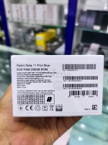 Redmi Note 11 Pro+  Blue 8GB RAM 256GB ROM - Sealed Box