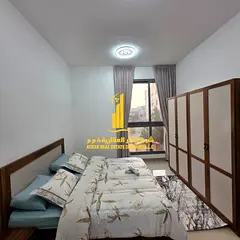 Luxury apartment, second occupancy, one bedroom, living room with open balcony. Ajman, Al Nuaimiya.