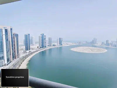 Full Sea View ! Lavish huge 1BHK | Parking Free | Gym Pool In Al Taawun Corniche