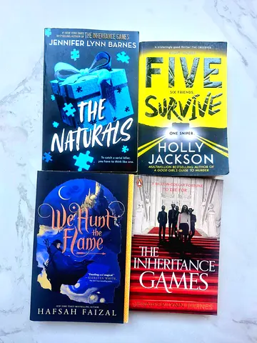 The Naturals, Five Survive, We Hunt the Flame, The Inheritance Games