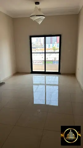 One bedroom and living room, first occupancy. For annual rent in Ajman, Al Rashidiya.
