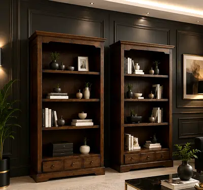 Marina home Solid Wood bookshelves