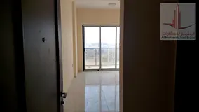 One bedroom and living room apartment for annual rent in Ajman, in Khalid Building, Al Jurf Industri