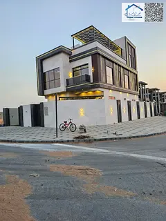 A brand new, luxurious, classic villa for sale in Al Helio 2, Ajman. Freehold ownership for all nati