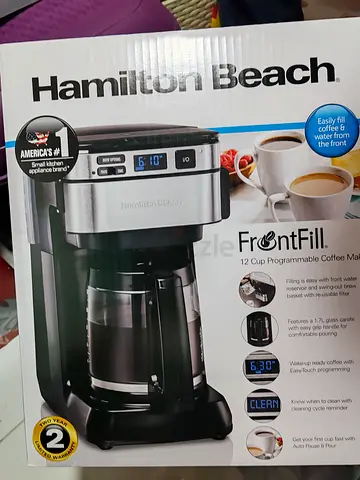Hamilton Beach 12-Cup FrontFill Programmable Coffee Maker - Like New Boxed