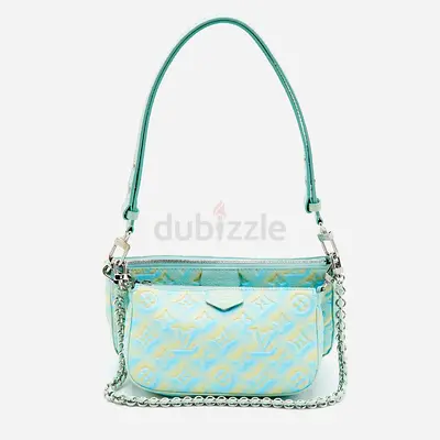 Authentic Louis Vuitton Multi Pochette Accessoires Monogram Empreinte Summer Stardust Bag