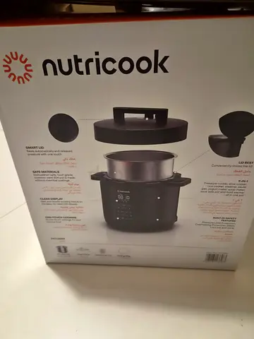Nutricook smart pot 2 multipurpose electric cooker  size 8 liter available with box