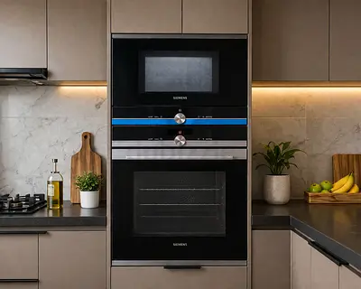 Siemens built-in oven and microwave combo - excellent working condition