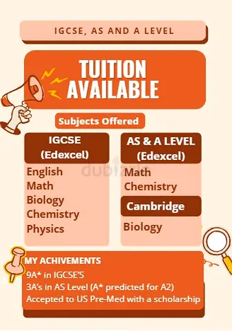 Online Tuition available For O A level students