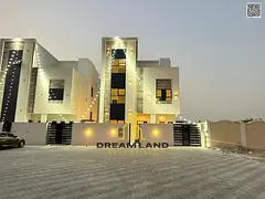Luxury villa for sale in Al Helio – Ajman | 5 master bedrooms + spacious roof terrace | Elegant mo