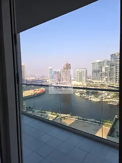 High-Floor 1BR | Business Bay | Canal &amp; Marina View