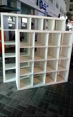 Large White Modular Cube Shelf Unit - Good Condition