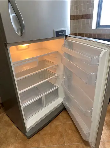Silver large refrigerator excellent condition