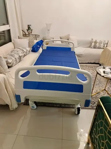As new Manual Hospital Bed with Mattress - Used once