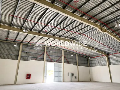 Brand New Ground Floor Warehouse in Prime Al Jurf 1 — 5,000 Sqft with 80 KW High Electricity.