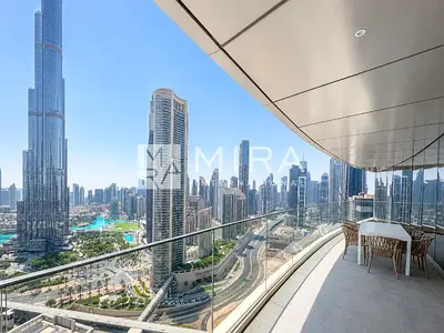 Largest 3BR layout | Full Burj View | High floor