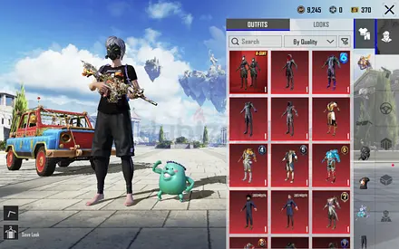 pubg mobile very good account 65 collection with m416 silver guru max 36 gun lab