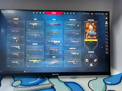 Valorant account with insane skins starting price 900 aed