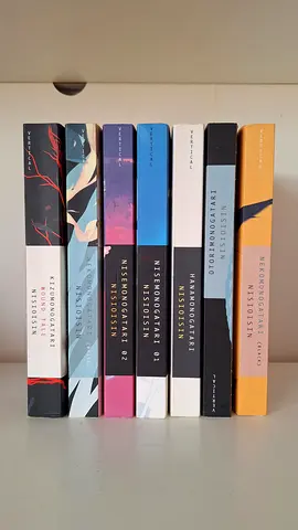 Monogatari series manga light novel collection 7 books