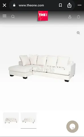 THE ONE Kingston 2 seater sofa with left chaise
