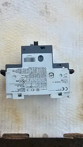 ABB MS116 Manual Motor Starter (8-12A) with SK1-11 Auxiliary Signal Contact